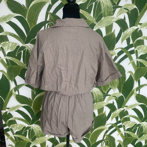 Oak + Fort Short Romper - Picture 2 of 3